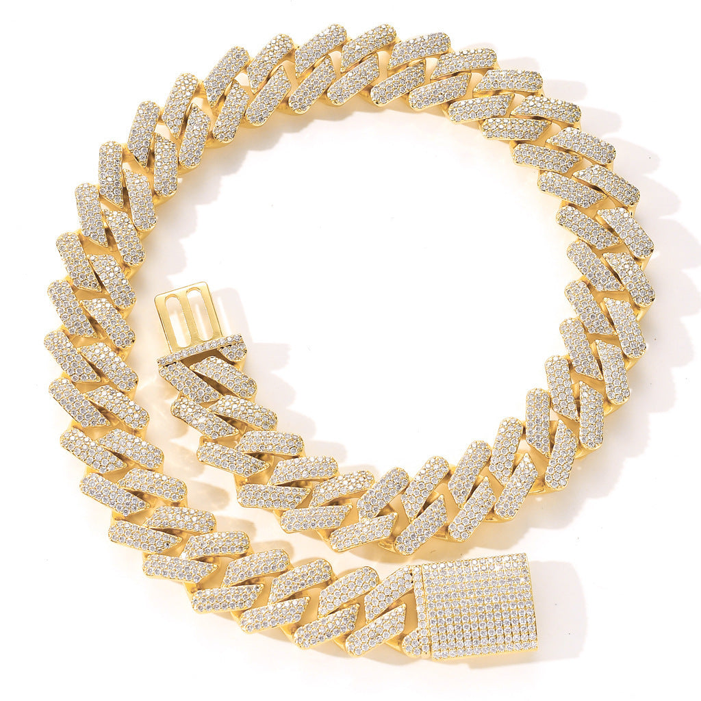 Noxypera Zircon Hip Hop Necklace