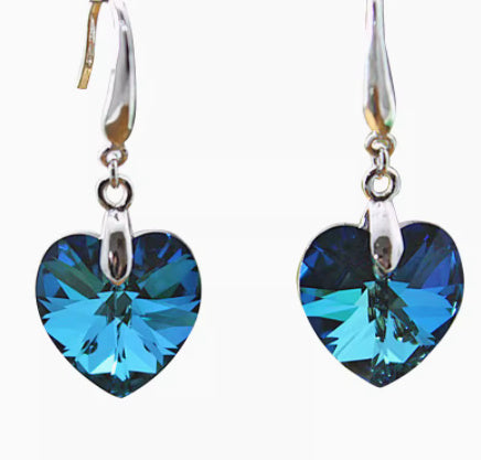 Noxypera 925 Pure Silver Love Earrings
