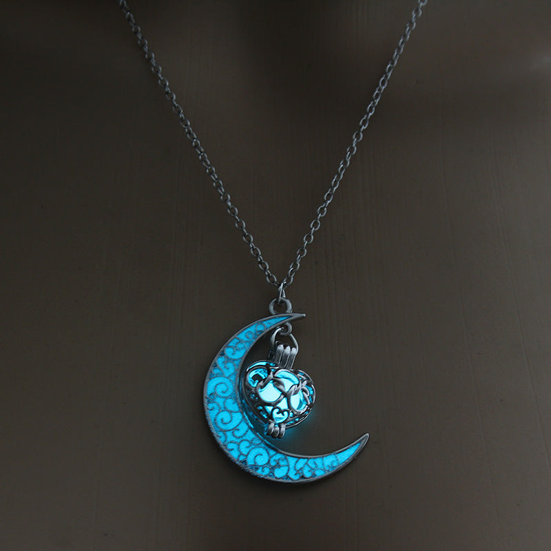 Noxypera Glowing Silver Plated Chain Necklaces