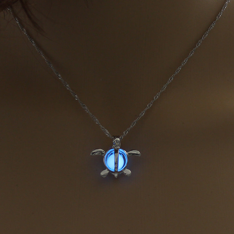 Noxypera Moon Natural Glowing Luminous Healing Stone Necklace