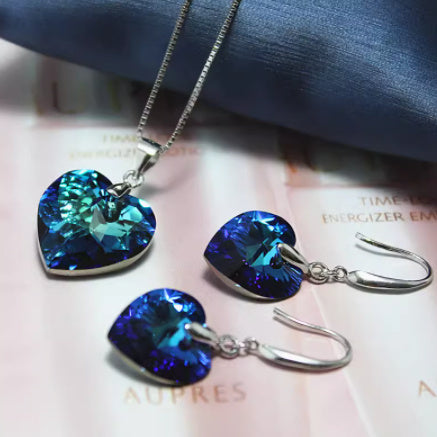 Noxypera 925 Pure Silver Love Earrings